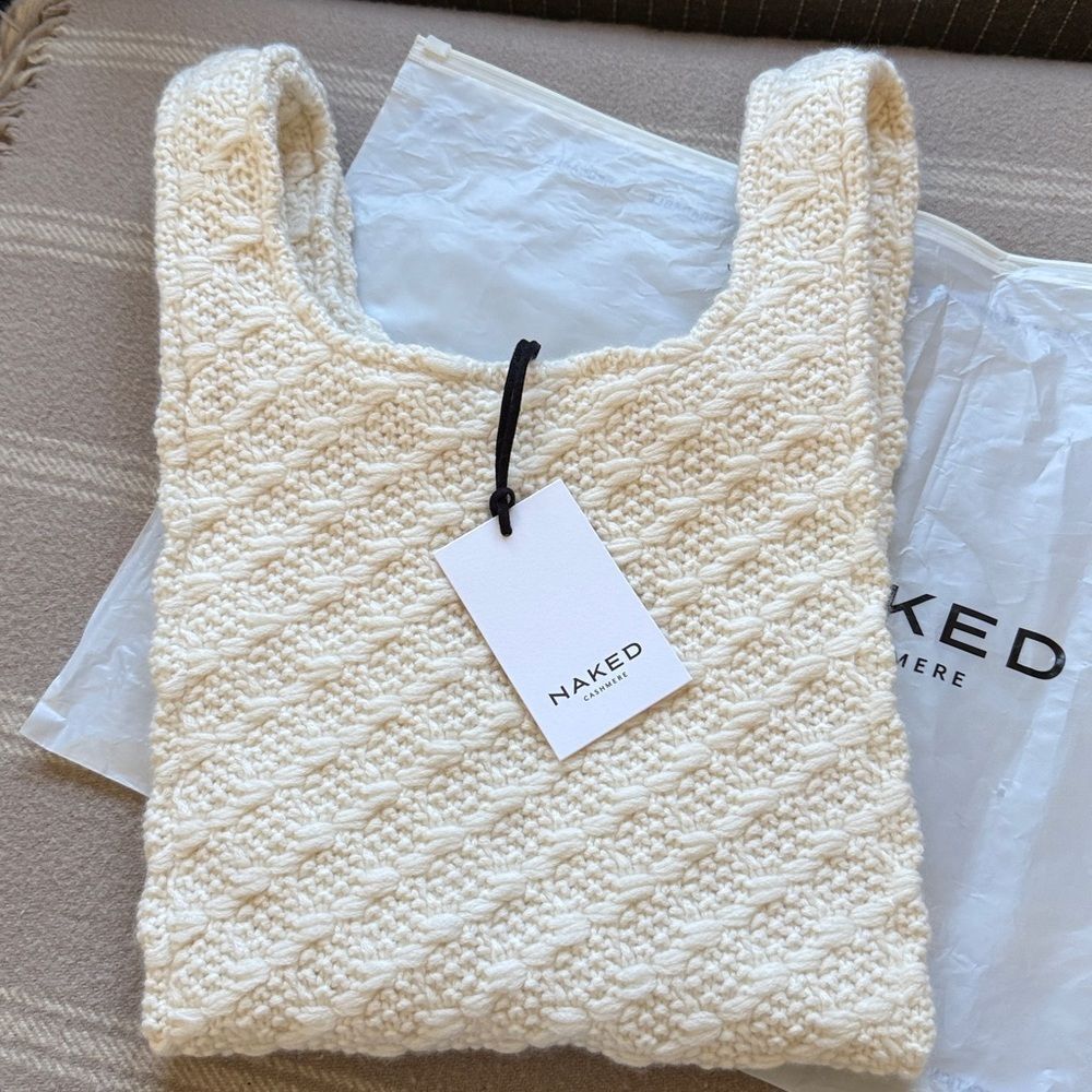 NWT Naked Cashmere Tabitha Cashmere Tote Bag - Picture 6 of 7